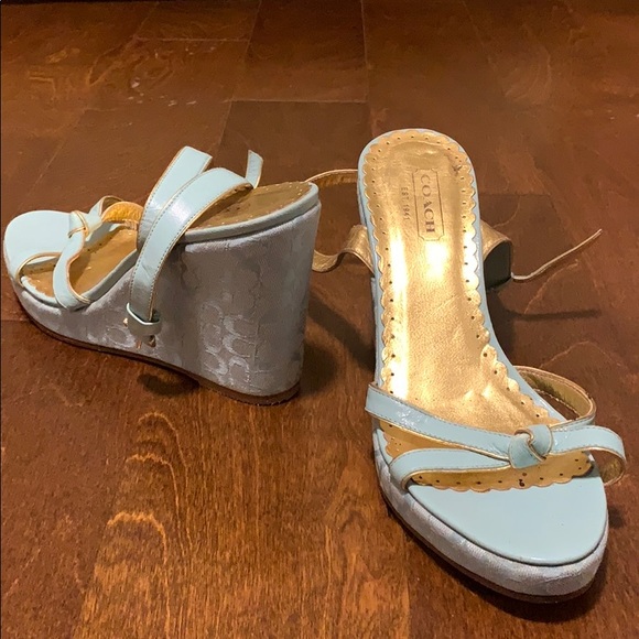 Coach wedge sandal heel - Picture 3 of 5